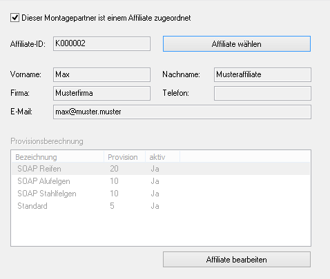 Montagepartner - Affiliate
